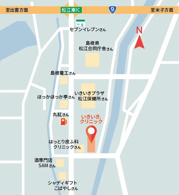 いきいき.クリニックアクセスマップ